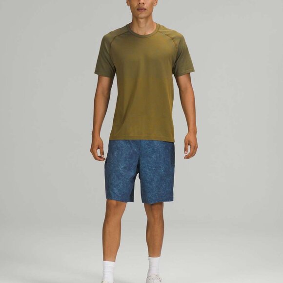 Lululemon Pace Breaker Short 7" Gravel Dust Iron Blue Multi Medium - Picture 2 of 8